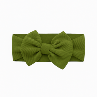 Βρεφική Κορδέλα Λαδί Oil big bow 8192